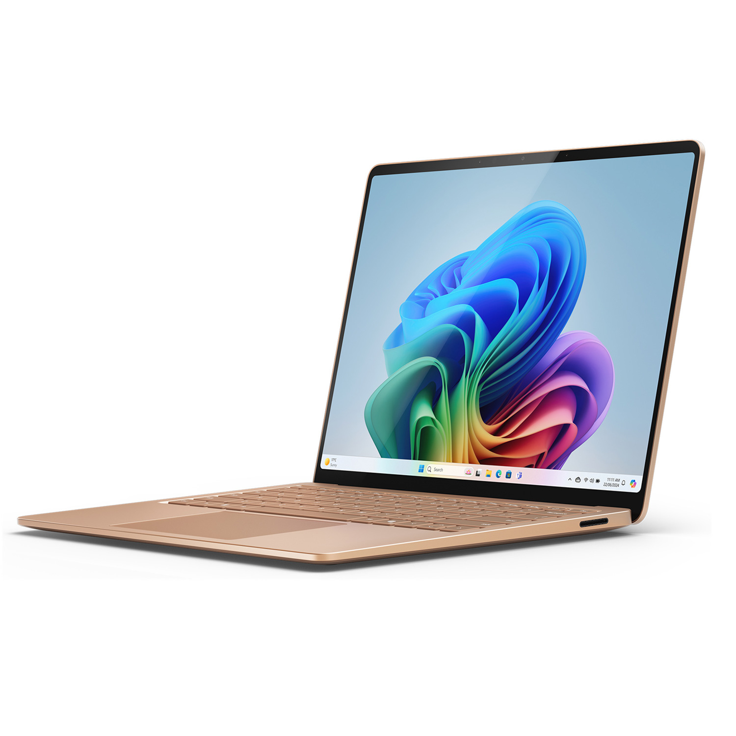 سرفیس لپ تاپ 7 اسنپدراگون X Elite رم 16GB هارد 512GB SSD مایکروسافت خاکی صحرایی