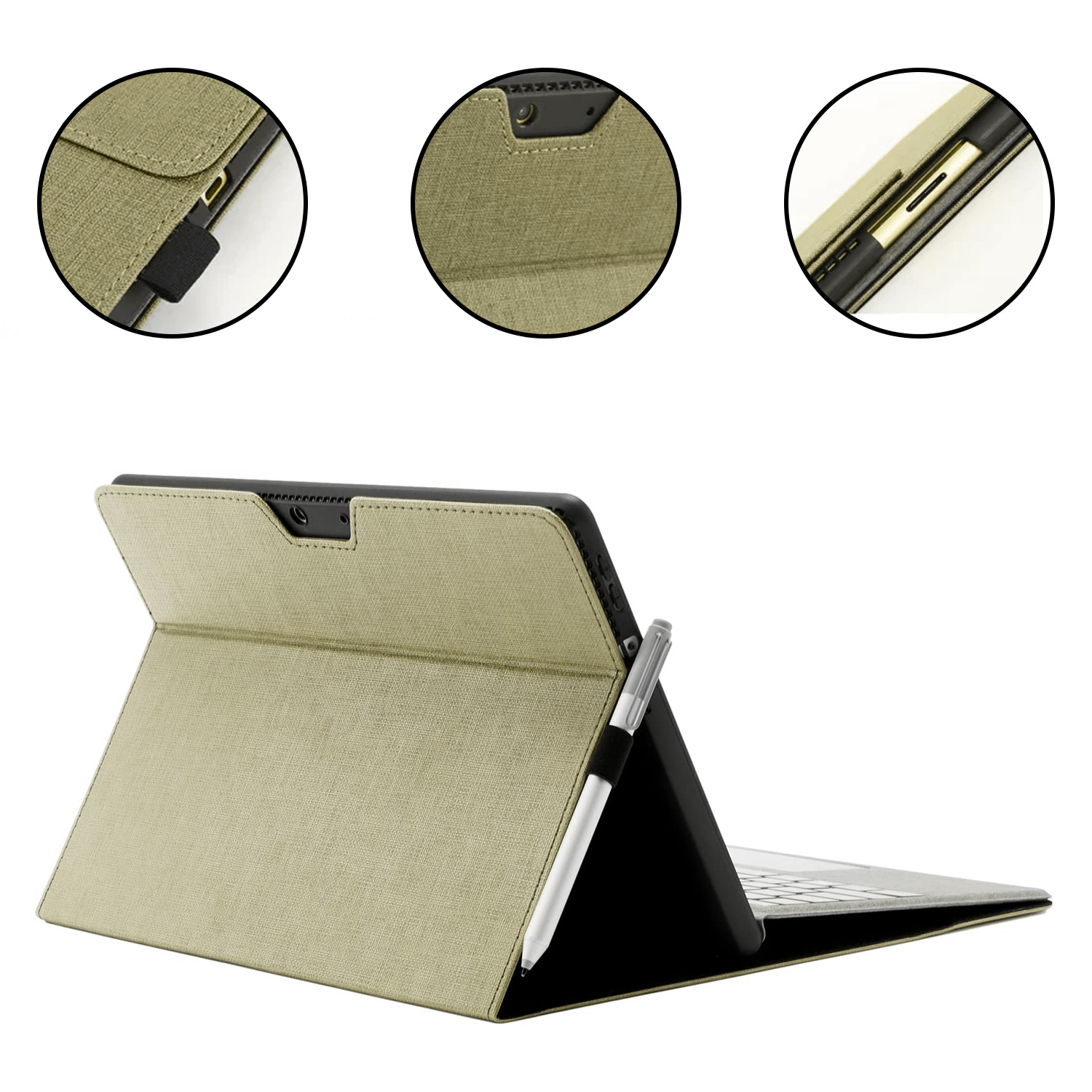 کیف سرفیس کلاسوری قابدار برای پرو Surface Pro 9 / 10 / 11