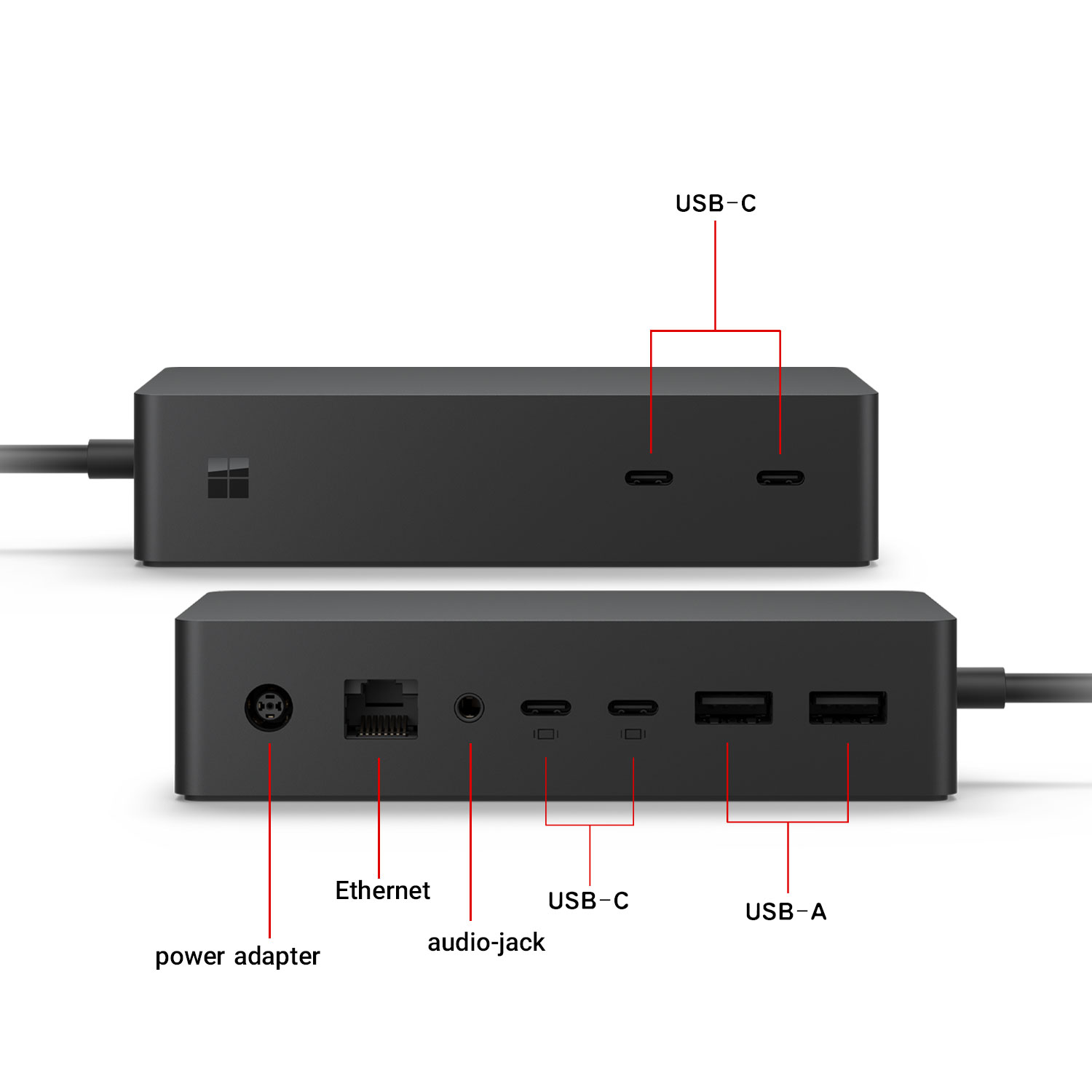 هاب داک استیشن مایکروسافت سرفیس مدل Surface Dock 2