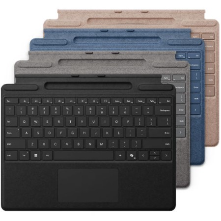 کیبورد کوپایلت سرفیس سیگنچر با جای شارژ قلم اسلیم پن برای پرو 9 / 10 / 11  Surface Pro Slim Signature Copilot