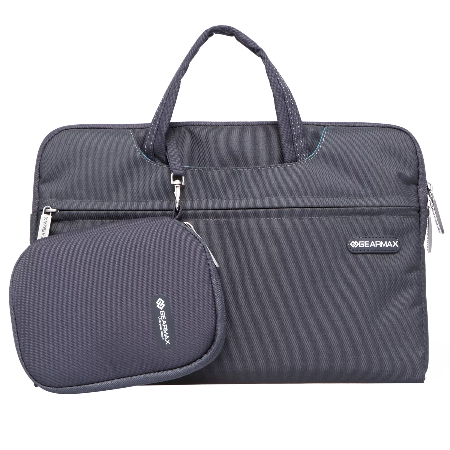 کیف کاور لپ تاپ ویوو مدل Wiwu Campus Slim مناسب تا 13.3 اینچ  با کاور شارژر خاکستری تیره